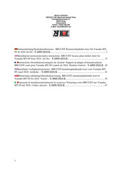 BRUUDT Y-4009-2024-K Installation Instructions Manual