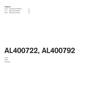 Gaggenau AL400722 Use And Care Manual