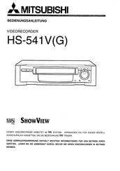 Mitsubishi HS-541VG User Manual