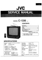 JVC C-1336 Service Manual