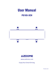 Azdome PG16S-3CH User Manual
