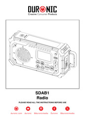 Duronic SDAB1 Instructions Manual