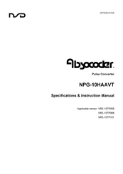 NSD Absocoder NPG-10HAAVT Specifications & Instruction Manual