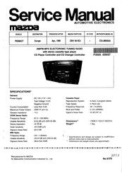Panasonic CQ-LM0920A Service Manual