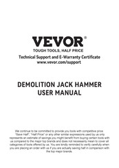 VEVOR JH-65A User Manual