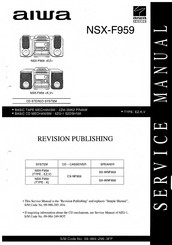 Aiwa NSX-F959 Service Manual