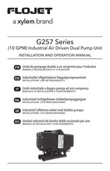 Xylem FLOJET G257 Series Installation And Operation Manual
