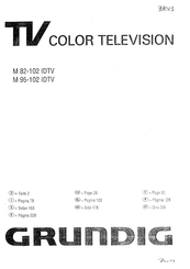 Grundig M 82-102 IDTV Manual