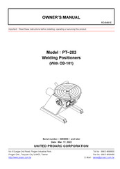 ProArc PT-203 Owner's Manual