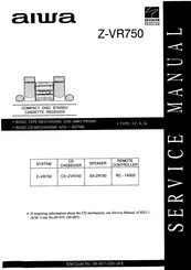 Aiwa SX-ZR750 Service Manual