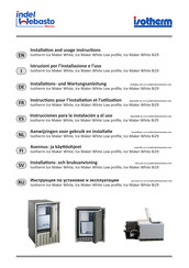 Indel Webasto Marine ISOTHERM White Low profile Installation And Usage Instructions