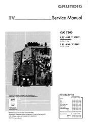 Grundig T 51-830/12 TEXT Service Manual