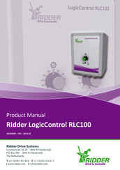 Ridder LogicControl RLC100 Product Manual