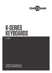 Gear4music K-1 User Manual