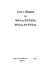 PROLiNK MVGA-NVTNTAL User Manual