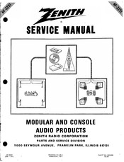 Zenith H587W Service Manual