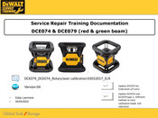 DeWalt DCE074D1R Service Repair Training