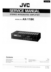 JVC AX-11BK Service Manual
