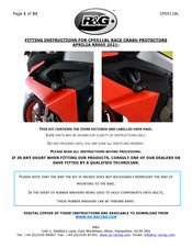 R&G Aero CP0511BL Fitting Instructions Manual