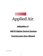 Applied Air AdaptAire II User Manual