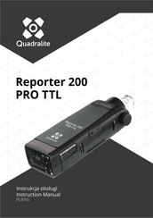 Quadralite Reporter 200 Pro TTL Instruction Manual