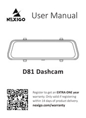 Nexigo D81 User Manual