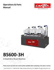 Cantek BS600-3H Operations & Parts Manual