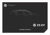 MG ZS EV Owner's Manual