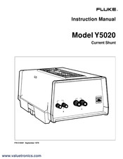 Fluke Y5020 Instruction Manual