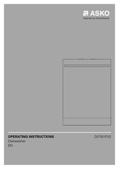 Asko DI7301FI/2 Operating Instructions Manual