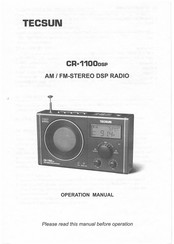 Tecsun CR-1100DSP Operation Manual