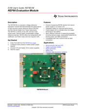 Texas Instruments REF80 User Manual