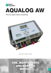 PIETRO FIORENTINI AQUALOG AW Use And Maintenance Manual