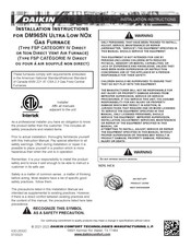 Daikin DM96SN0403BU Installation Instructions Manual