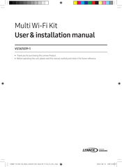 Samsung LENNOX VSTAT07P-1 User & Installation Manual