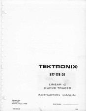 Tektronix 577-178-D1 Instruction Manual