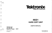 Tektronix 4631 User Manual