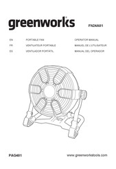 GreenWorks FN24A01 Operator's Manual