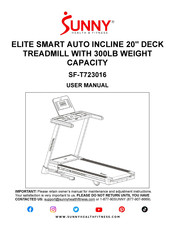 Sunny Health & Fitness SF-T723016 User Manual