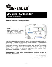 Defender LL6270 Owner's Manual
