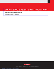 Keithley 3700 series Reference Manual