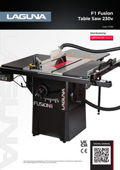 Laguna Tools Fusion F1 Manual
