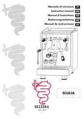 Bezzera GIULIA Instruction Manual