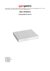 Ggm Gastro KPGNH12 Manual