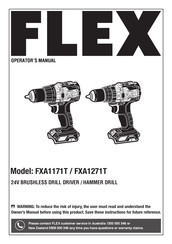 Flex FXA1171T Operator's Manual