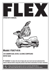 Flex FXA7141A Operator's Manual