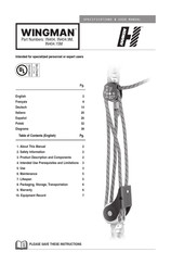 Harken WingMan IN404 Specification & User Manual
