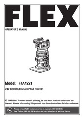 Flex FXA4221 Operator's Manual