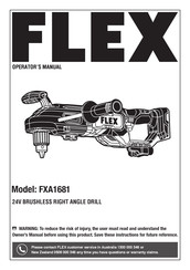 Flex FXA1681 Operator's Manual