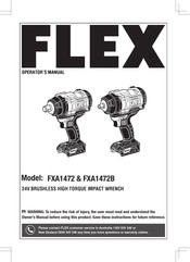 Flex FXA1472 Operator's Manual
